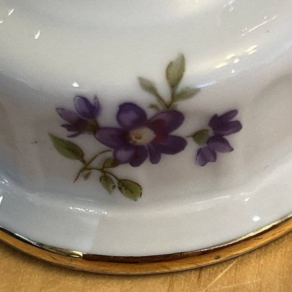 Limoges France Miniature Teapot Teeny Tiny Tea Pot Courting Couple Porcelain - Picture 4 of 11